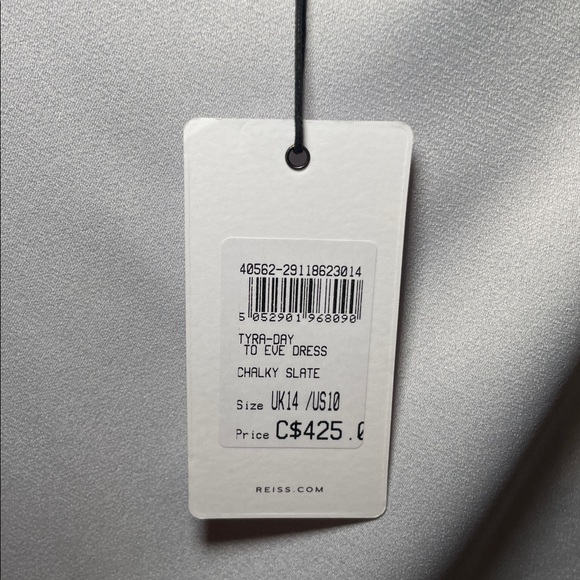 Reiss Tyra Ruffle-Detail Dress sz 10 - Picture 4 of 15